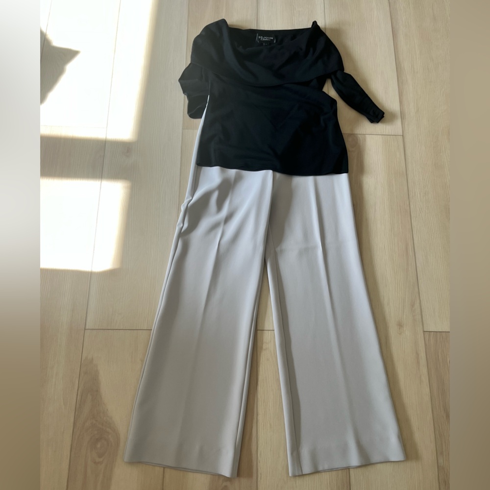 Black and Gray Women's Jumpsuit